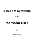 Yamaha DX7 Instruction manual