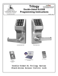 Alarm Lock DL5300 Programming instructions