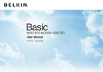 Belkin F7D1401 User manual
