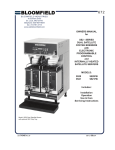 Bloomfield 9520 9520FB Specifications