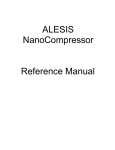 Mackie Stereo and Mono Side chain Compressor User`s manual