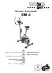 Christopeit Sport MB4 Operating instructions