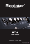 Blackstar HT-1R Owner`s manual