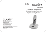Clarity D714 User guide