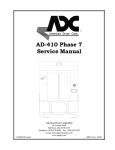 ADC AD-410 Service manual