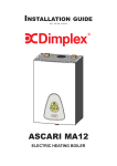 Dimplex ASCARI MA12 Installation guide