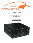 Atlona AT-WHD200 User manual