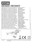 Ryobi RBV3000VP User`s manual