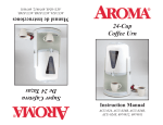 Aroma 6974912 Instruction manual