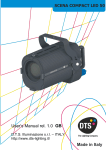 DTS SCENA COMPACT LED 50 User`s manual