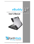 EarthWalk eBuddy 8.6 User`s manual
