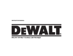 DeWalt DCL510 Instruction manual