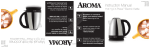 Aroma AWK-125R Instruction manual