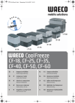 Waeco CF-25 Instruction manual