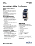 Emerson ControlWave GFC Product data