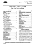 Carrier AQUAZONE 50HQL072-120 Instruction manual