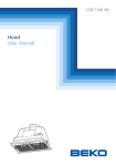 Beko CCB 7140 XA User manual