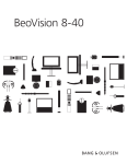 Bang & Olufsen BeoVision?8-40? Specifications