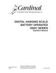 Cardinal HSDC series Specifications
