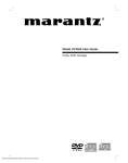 Marantz VC4400 User guide