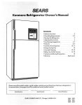 Sears 71571 Owner`s manual