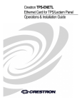 Crestron TPS-ENET Installation guide