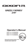 Dixon 27 KOH/968999588 Operator`s manual