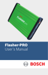 Bosch Flasher-PRO User`s manual
