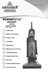 Bissell POWERFORCE TURBO User`s guide