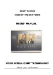 Vook VHD-M1743MX Installation manual