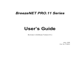 Alvarion BreezeNET PRO.11 User`s guide