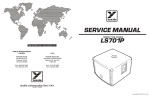 YORKVILLE ES700P - SERVICE Service manual