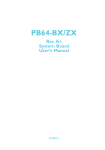 DFI PB64-ZX User`s manual