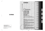 Yamaha CLP-130 Owner`s manual
