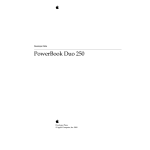 Apple PowerBook Duo Specifications
