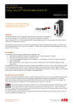 ABB MicroFlex e150 Installation manual