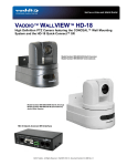 VADDIO CLEARVIEW HD-18 User guide