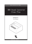 Century Clone Plus CROS2EU2CP User`s manual