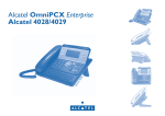 Alcatel OmniPCX Enterprise User manual