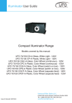 UFO Illuminator 150 CDMXP User guide
