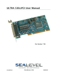 SeaLevel ULTRA 530.LPCI User manual