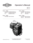 Craftsman 1450 Series Operator`s manual