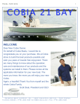 Cobia Boats 217 CC Specifications