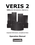 Community Veris Series Specifications