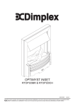 Dimplex RTOPI20BR Operating instructions