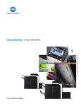 bizhub C652/C552 Scan Job Shops