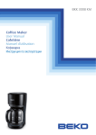 Beko BKK 3008 KM User manual