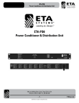 ETA Systems ETA-PD8 Specifications
