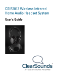 ClearSounds CSIR2012 User`s guide