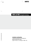 Remote Technologies T3-V Operating instructions